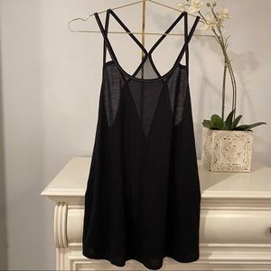 Old Navy Active Go Dry Tank Top Black Large